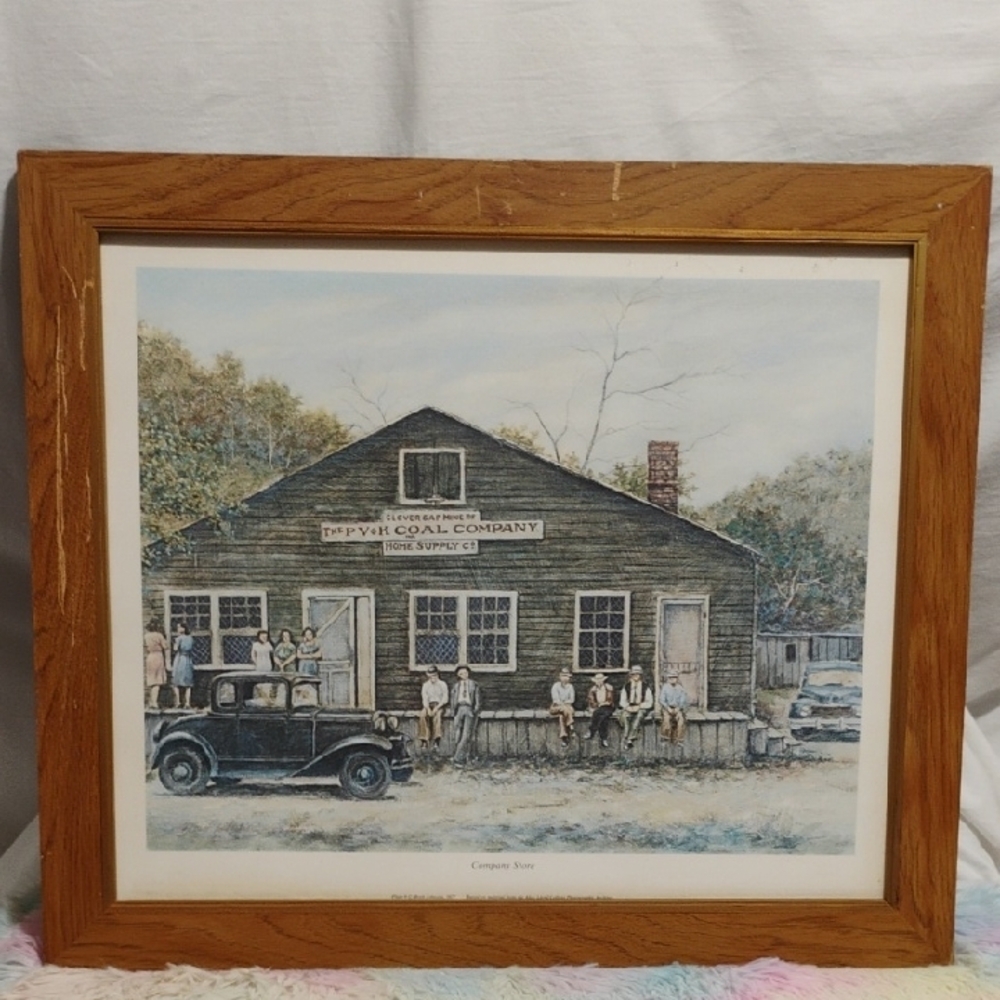 SUPER RARE! Brett Johnson Clover Gap Mine Of The PV&K Store Coal Company Pic